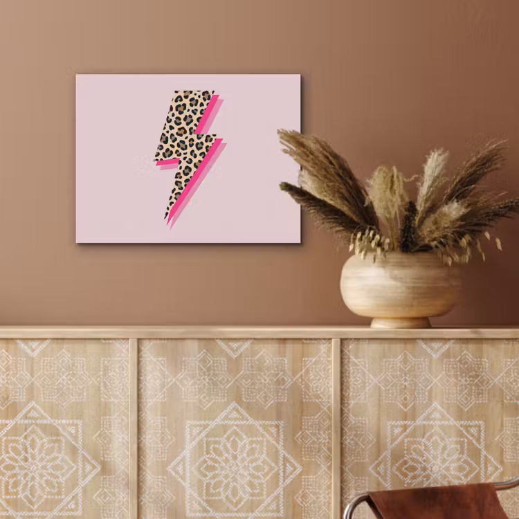 Stippen - Roze - Bliksem PET vilt klein -sfeer4