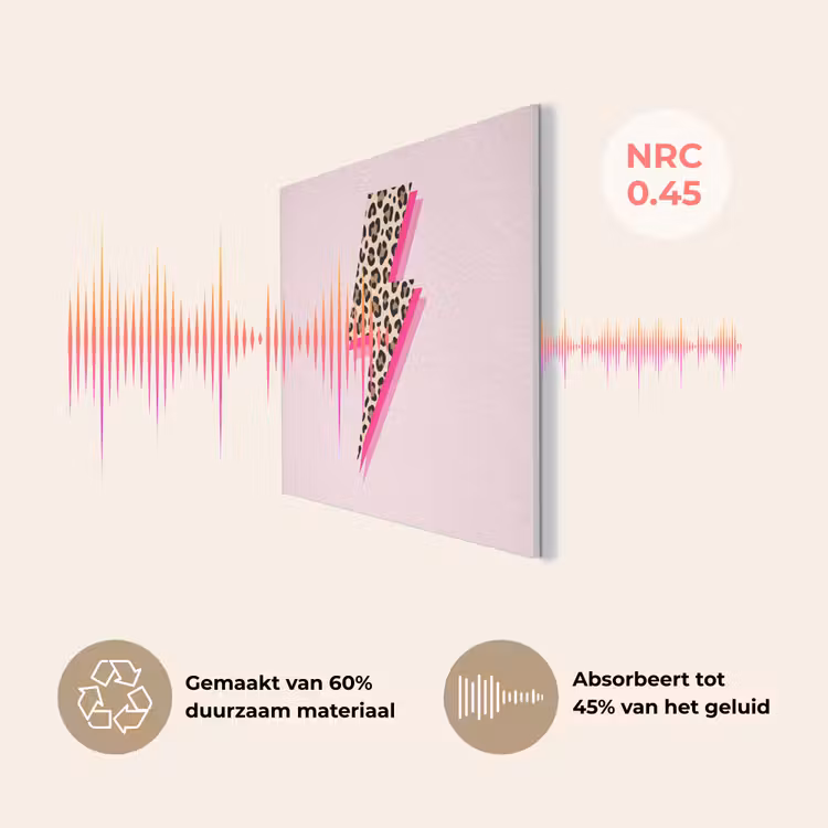 Stippen - Roze - Bliksem PET vilt klein -USP_NL