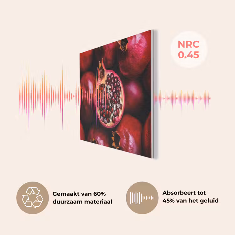 Granaatappel - Rood - Fruit PET vilt klein -USP_NL