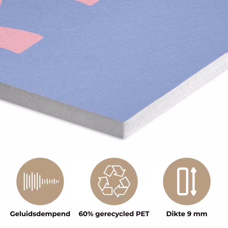 Pretty - Roze - Blauw - Golvend PET vilt klein -closeup_NL