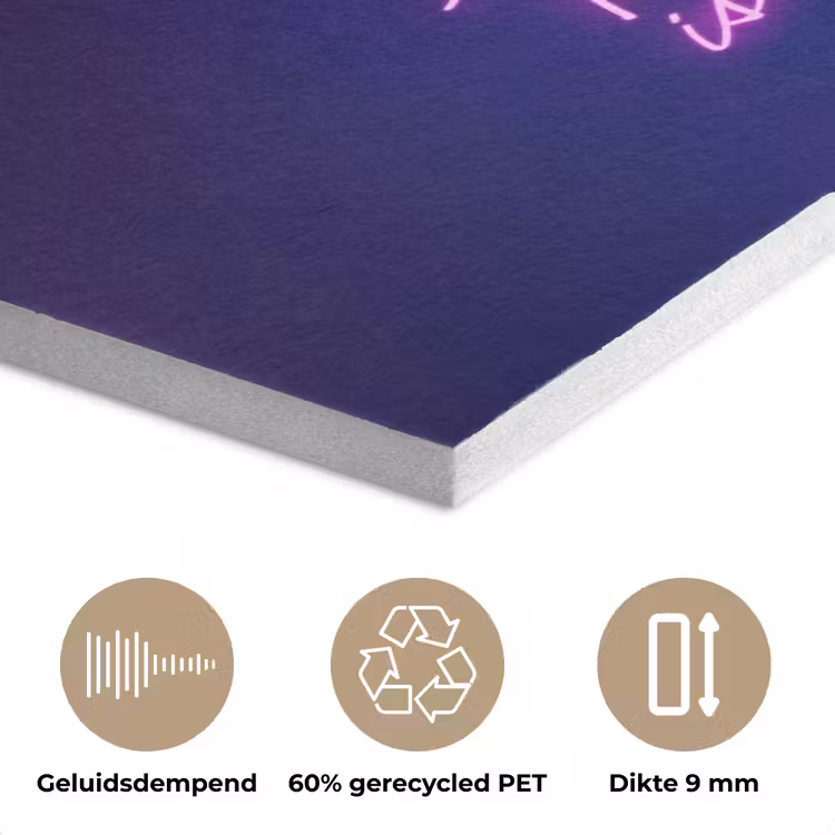 Quote - Neon - Disco - Druiven PET vilt klein -closeup_NL
