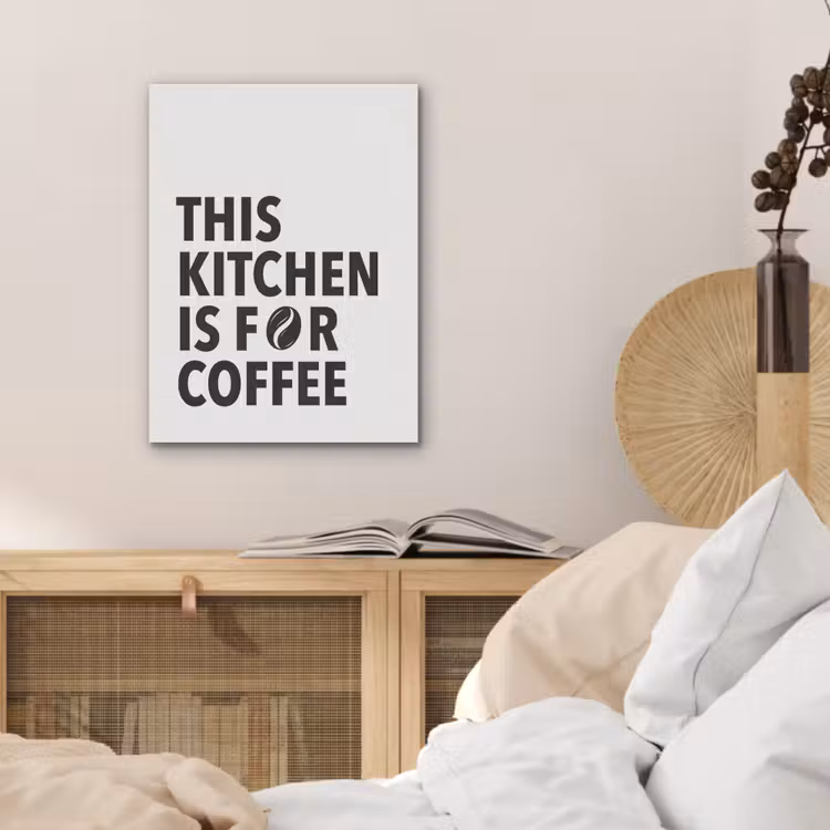Quotes - Koffie - Bonen - Modern PET vilt klein -sfeer3