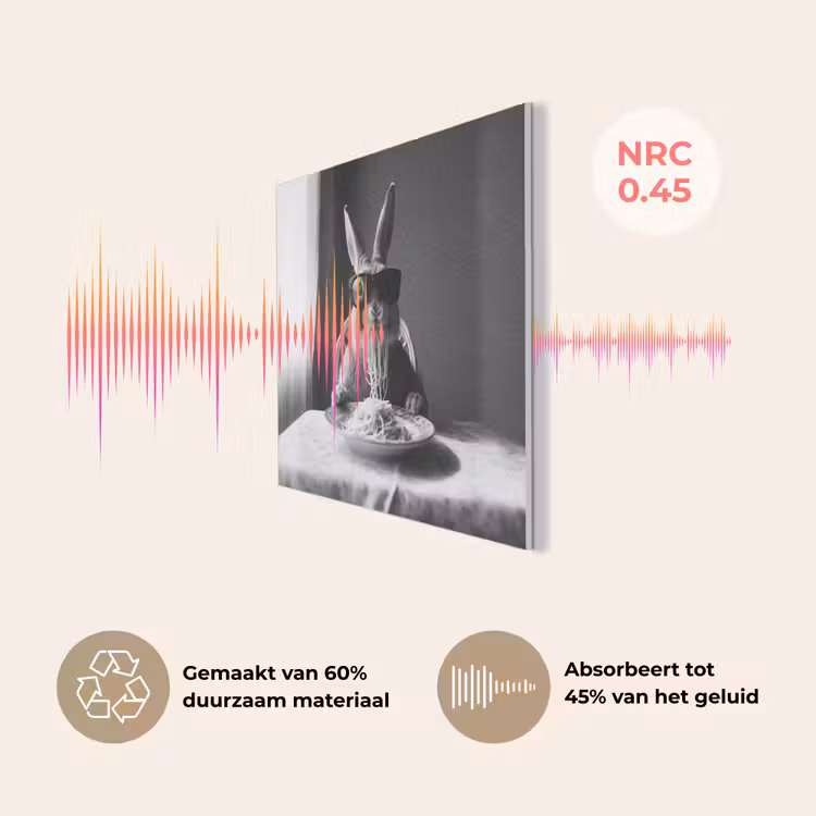 Konijn - Bunny - Zonnebril - Tafelkleed - Pasta - Schattig PET vilt klein -USP_NL