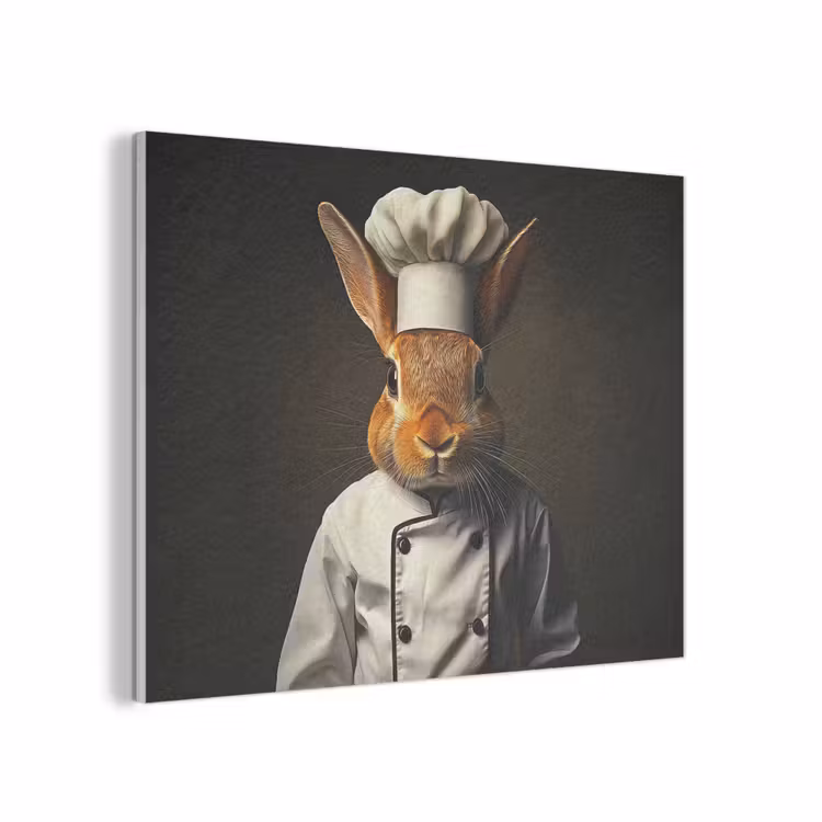 Konijn - Kok - Dier PET vilt klein -3d