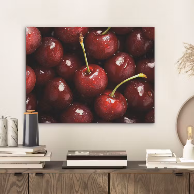 Rood - Fruit - Kersen PET vilt klein -sfeer1