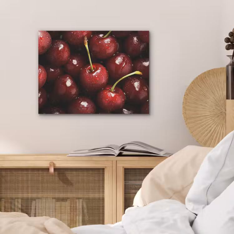 Rood - Fruit - Kersen PET vilt klein -sfeer3