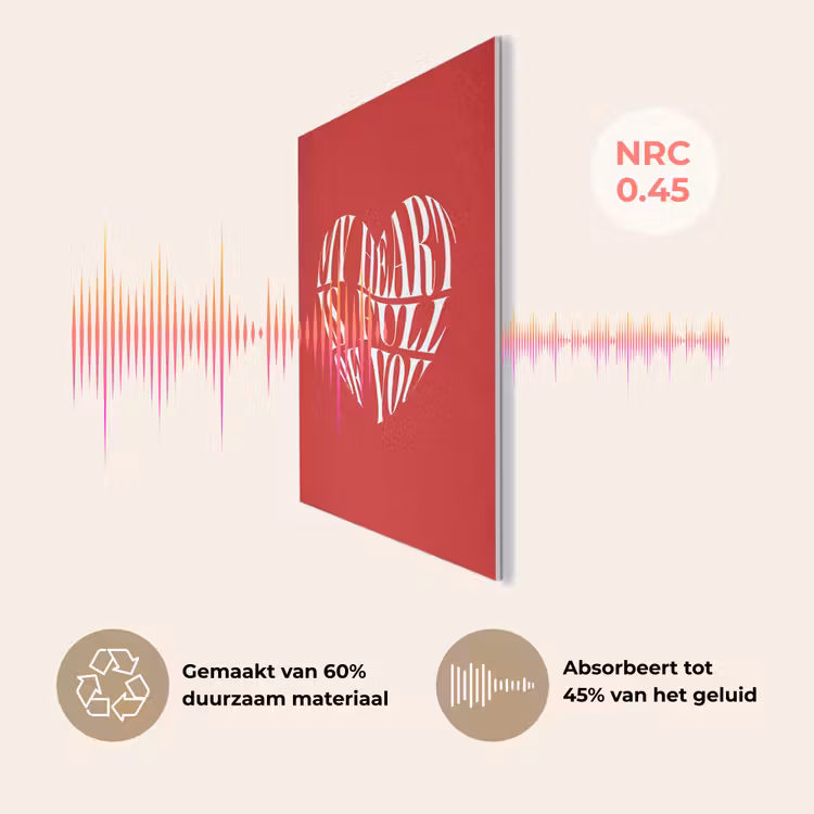 Rood - Hart- Tekst - Valentijn PET vilt klein -USP_NL