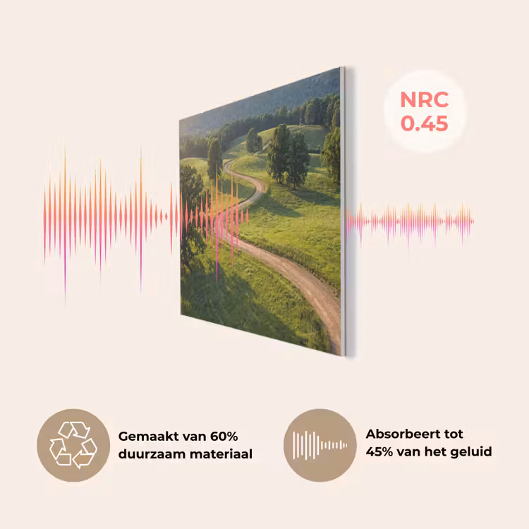 Weg - Weide - Natuur - Groen PET vilt klein -USP_NL