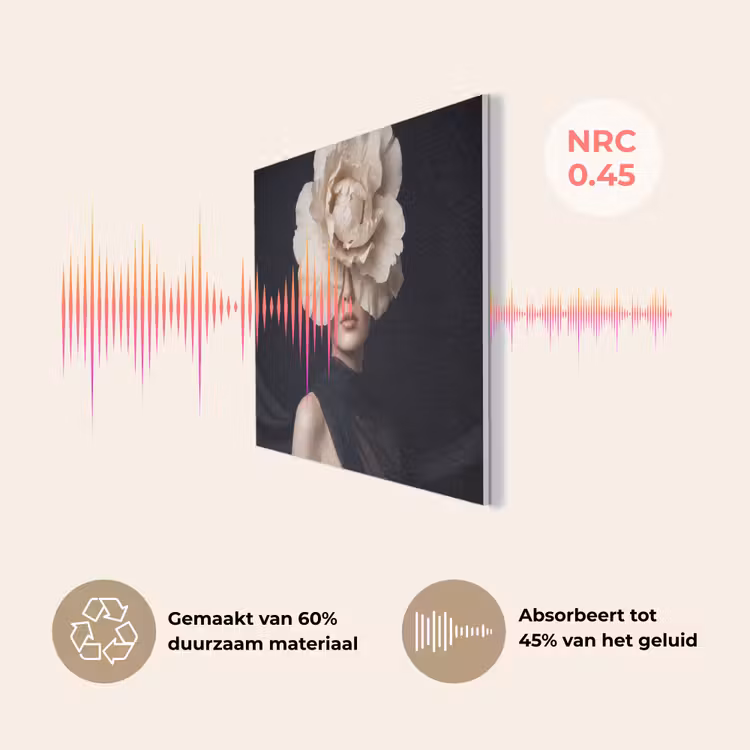 Roos - Tijdloos - Zwart PET vilt klein -USP_NL