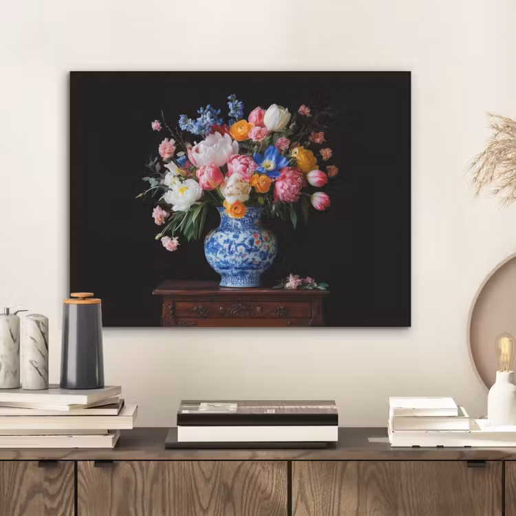 Rozen - Bloemen - Vaas - Boeket PET vilt klein -sfeer1