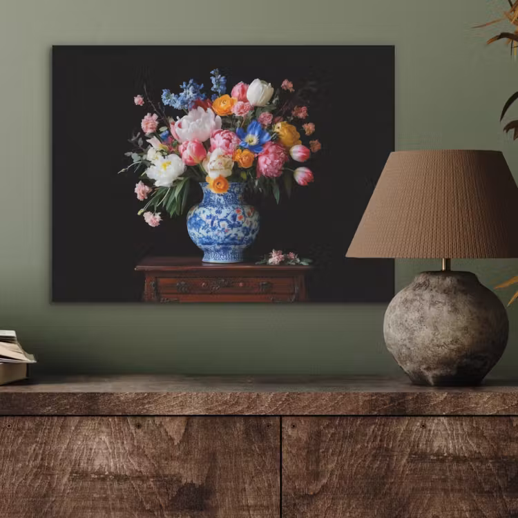 Rozen - Bloemen - Vaas - Boeket PET vilt klein -sfeer2