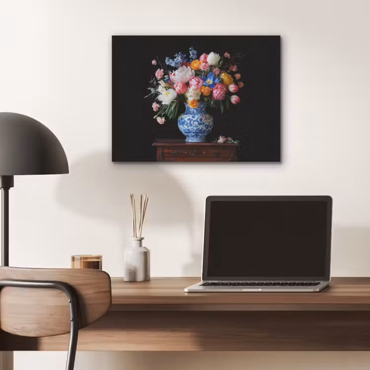 Rozen - Bloemen - Vaas - Boeket PET vilt klein -sfeer5