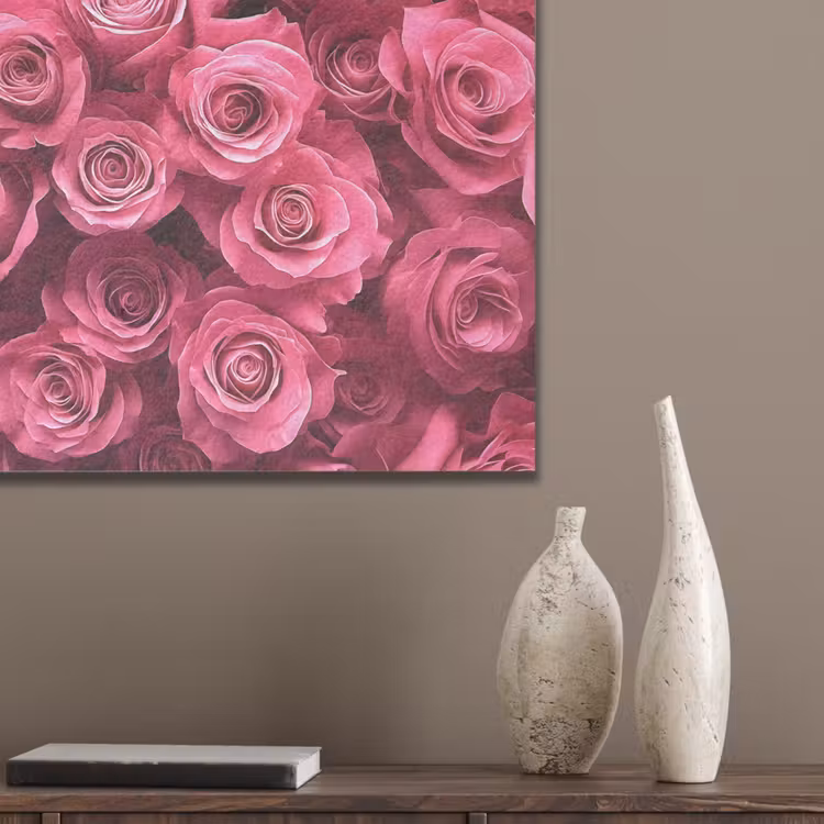 Rozen - Pink - Bloem PET vilt klein -sfeer6_closeup