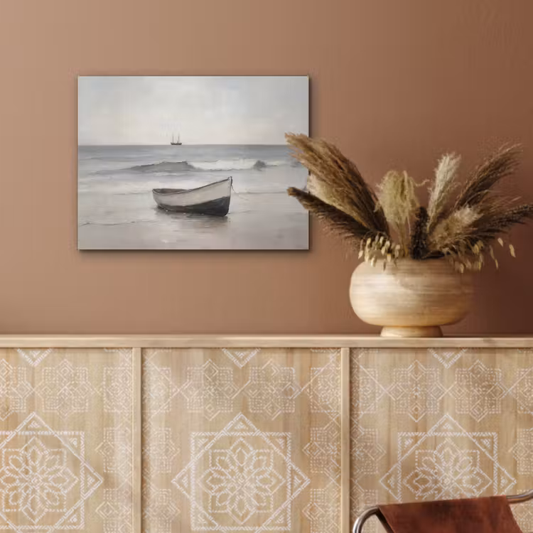 Roeiboot - Zee - Horizon PET vilt klein -sfeer4
