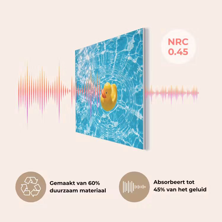Badeend - Dobberen - Blauw PET vilt klein -USP_NL