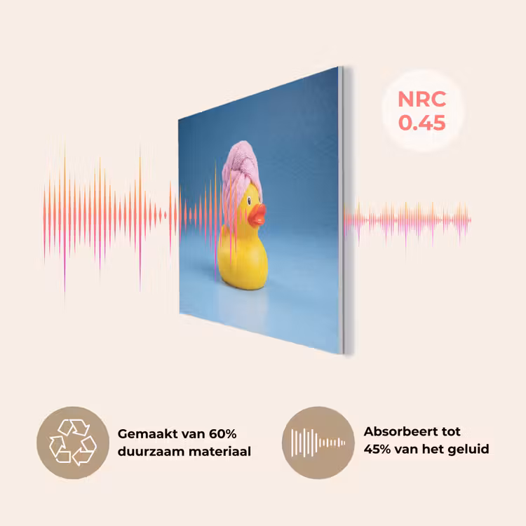 Badeend - Handdoek - Blauw PET vilt klein -USP_NL