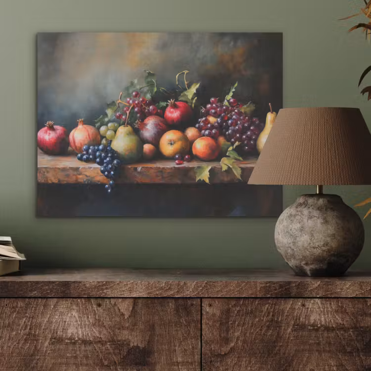 Rustiek - Stilleven - Fruit PET vilt klein -sfeer2