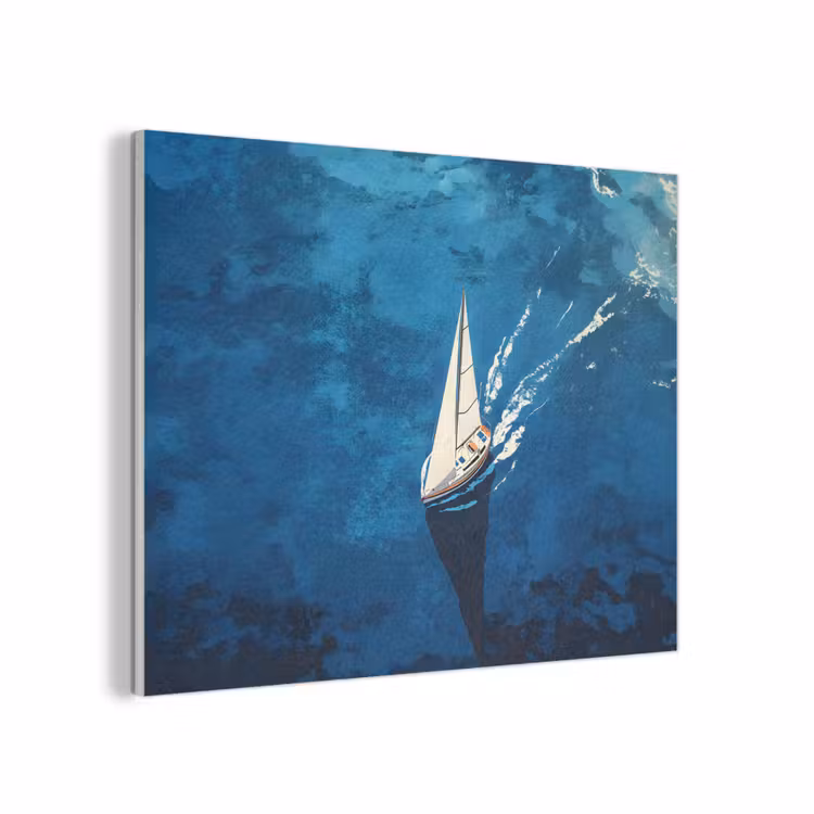 Zeilboot - Water - Abstract - Schaduw PET vilt klein -3d