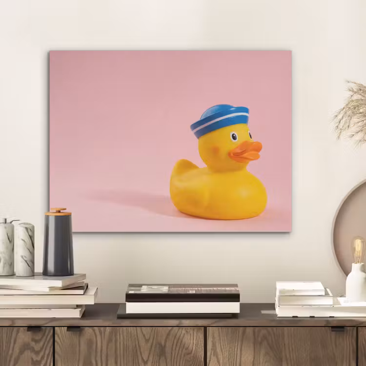 Matroos - Eend - Roze PET vilt klein -sfeer1
