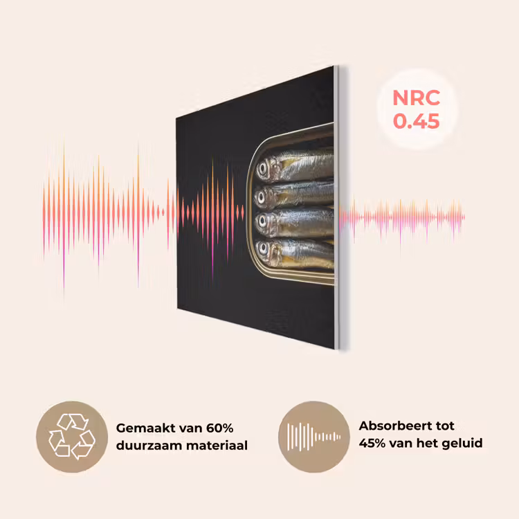 Sardines - Blik - Zwart - Vissen PET vilt klein -USP_NL