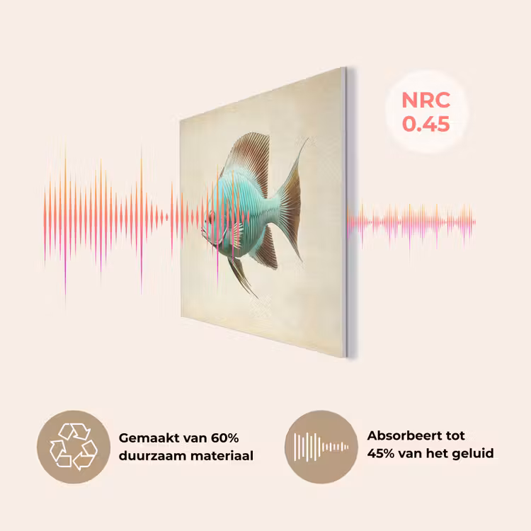 Schubben - Vis - Mint - Minimalistisch PET vilt klein -USP_NL