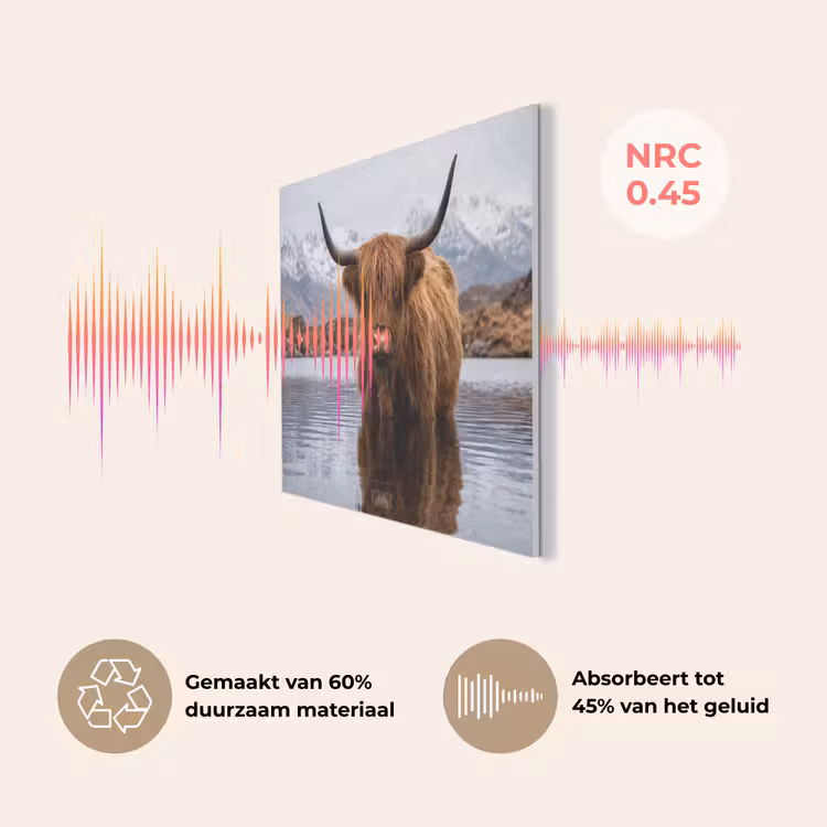 Schotse hooglander - Bruin - Water PET vilt klein -USP_NL