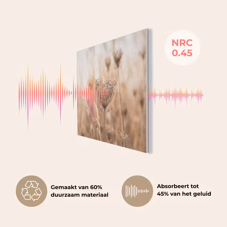 Schermbloem - Droogbloem - Winter - Beige - Minimalistisch PET vilt klein -USP_NL