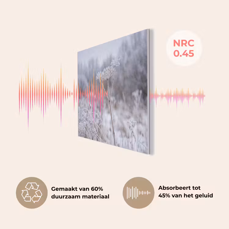 Schermbloem - Rijp - Kristallen - Winter - Delicaat PET vilt klein -USP_NL