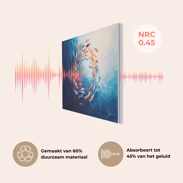Zee - Vissen - Kleurrijk - Dynamisch PET vilt klein -USP_NL