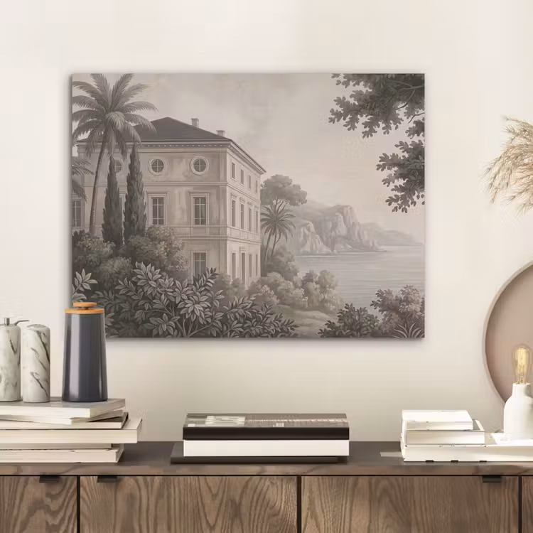 Zee - Villa - Beige PET vilt klein -sfeer1