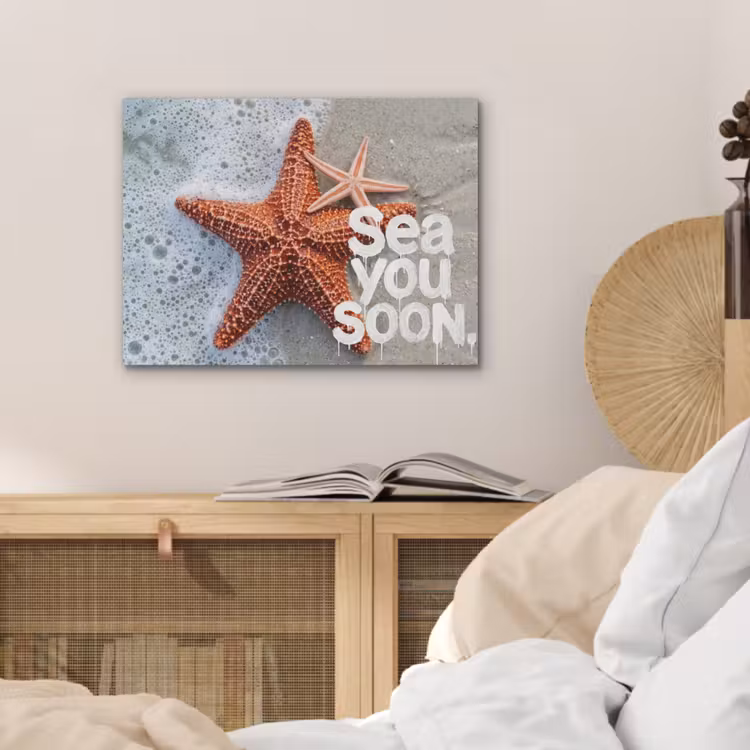 Sea you soon - Zeester - Zee PET vilt klein -sfeer3