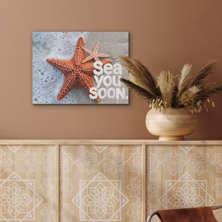 Sea you soon - Zeester - Zee PET vilt klein -sfeer4