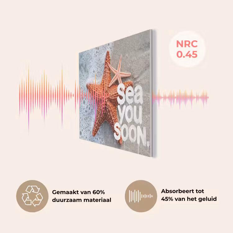 Sea you soon - Zeester - Zee PET vilt klein -USP_NL