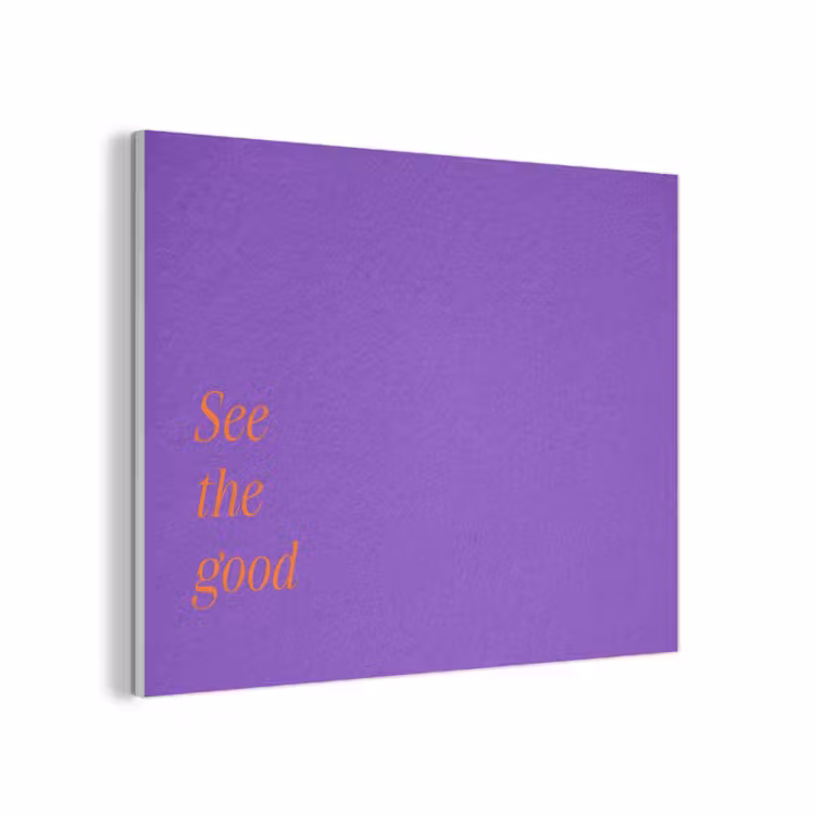 See the good - Oranje - Paars PET vilt klein -3d