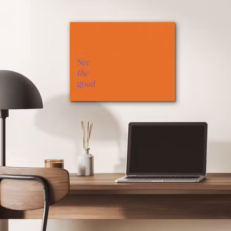 See te good - Paars - Oranje PET vilt klein -sfeer5