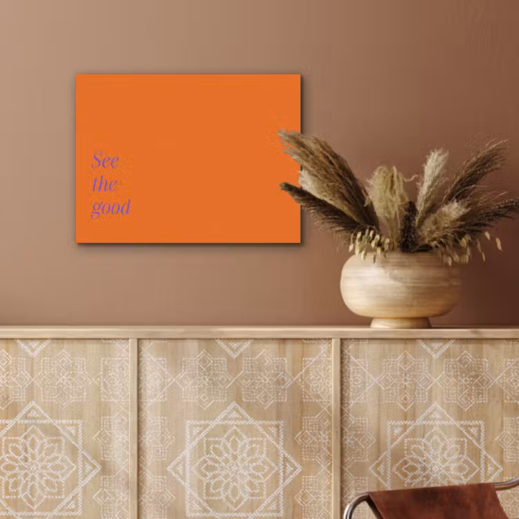 See te good - Paars - Oranje PET vilt klein -sfeer4