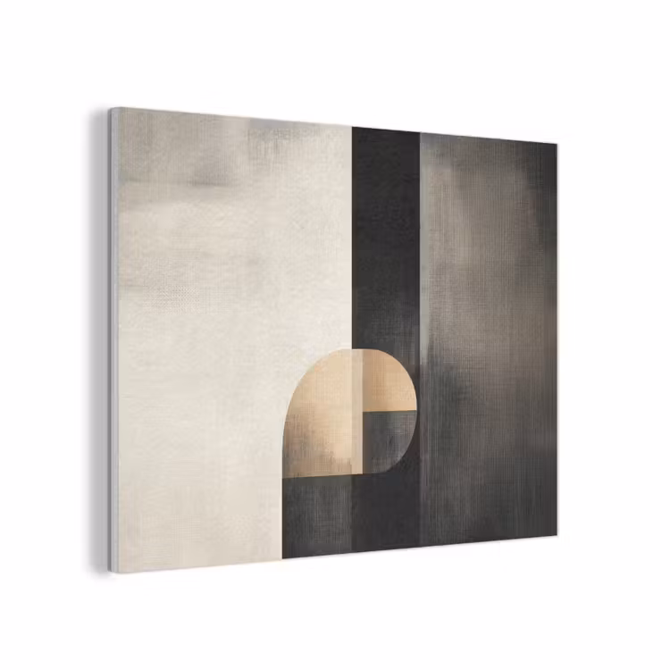 Vormen - Modern - Zwart PET vilt klein -3d