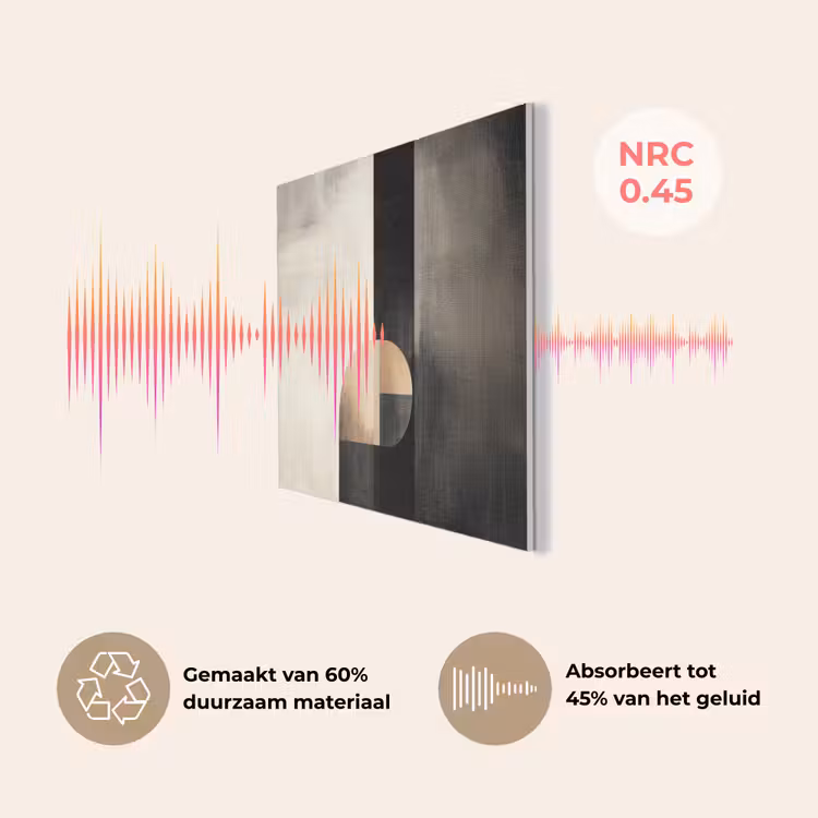 Vormen - Modern - Zwart PET vilt klein -USP_NL