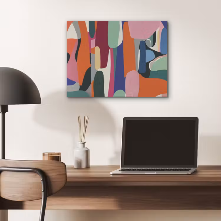 Vormen - Ritmisch - Kleuren - Abstract PET vilt klein -sfeer5