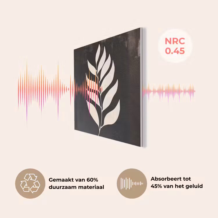 Blad - Wit - Minimalistisch PET vilt klein -USP_NL