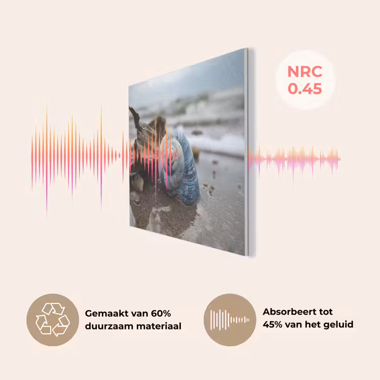Schelp - Strand - Blauw - Zee PET vilt klein -USP_NL