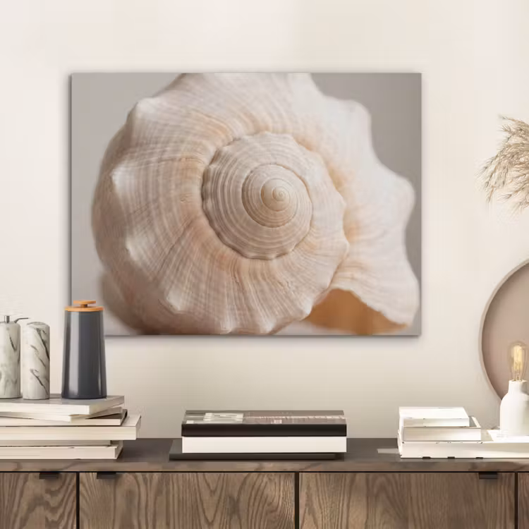 Schelp - Detail - Beige PET vilt klein -sfeer1