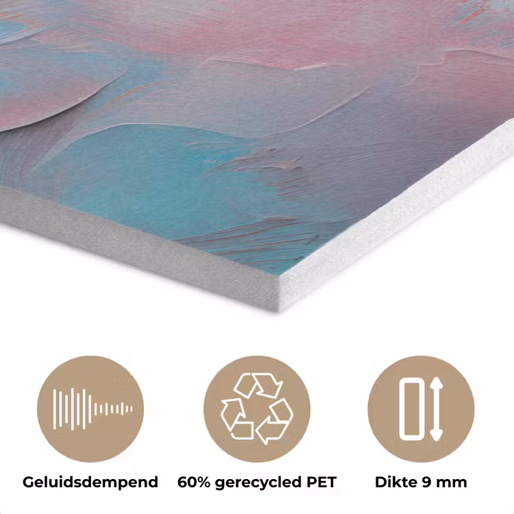 Schelp - Pastel - Pink PET vilt klein -closeup_NL