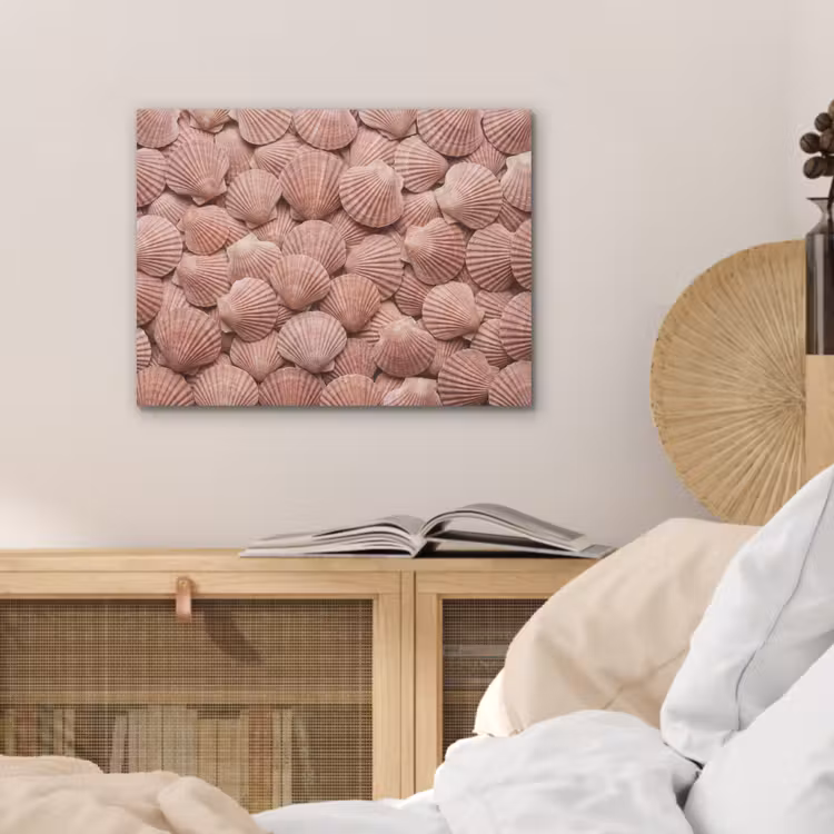 Schelpen - Patroon - Roze PET vilt klein -sfeer3