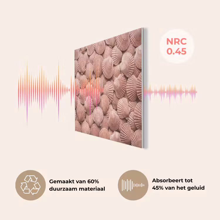 Schelpen - Patroon - Roze PET vilt klein -USP_NL