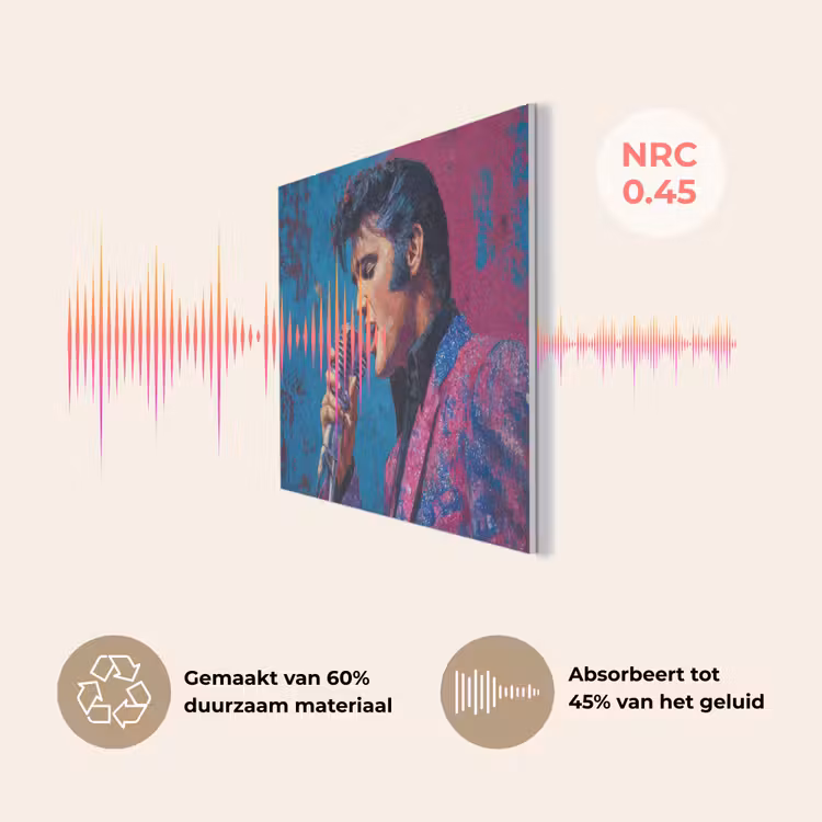 Zingende man - Glitterjas - Microfoon PET vilt klein -USP_NL