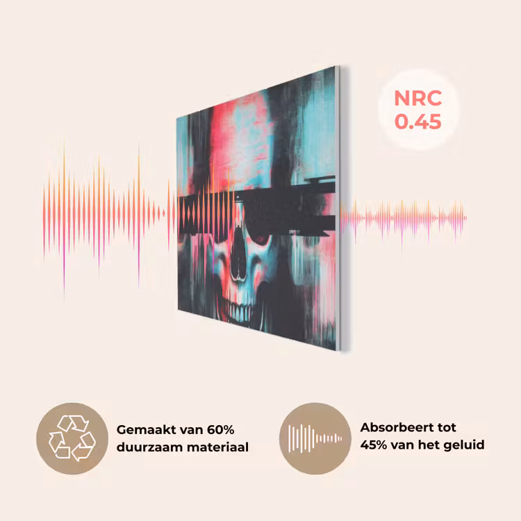 Schedels - Glitch - Cyberpunk PET vilt middel -USP_NL