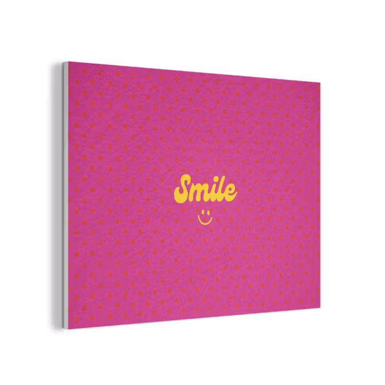 Smile - Stippen - Roze PET vilt klein -3d