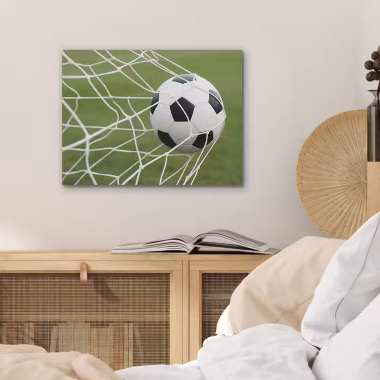 Voetbal - Goal - Net - Sport PET vilt klein -sfeer3
