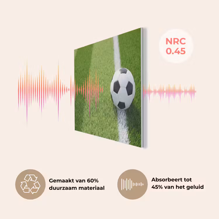 Voetbal - Grasveld - Sport - Groen PET vilt klein -USP_NL
